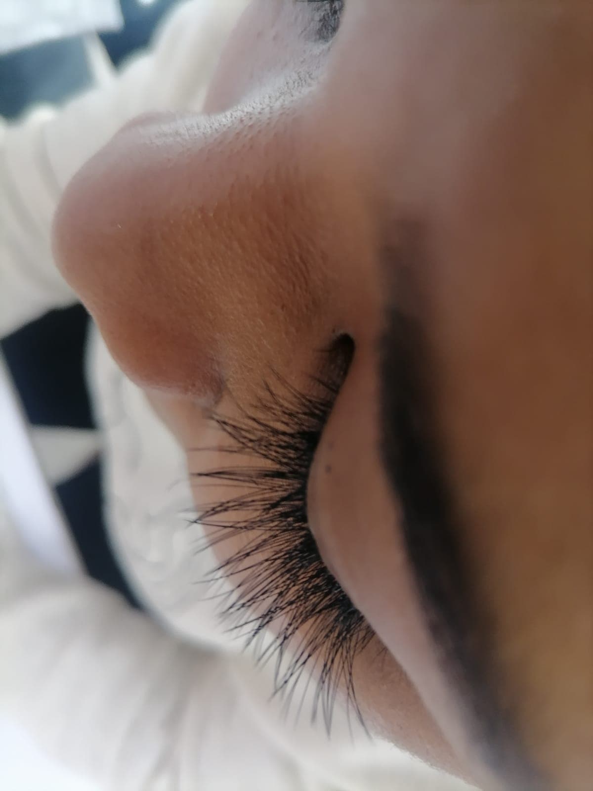 Elegant stiletto nails with a glossy finish.